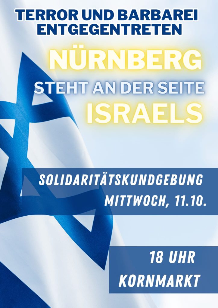Plakat zur Solidaritätskundgebung, alle Informationen stehen im Text.