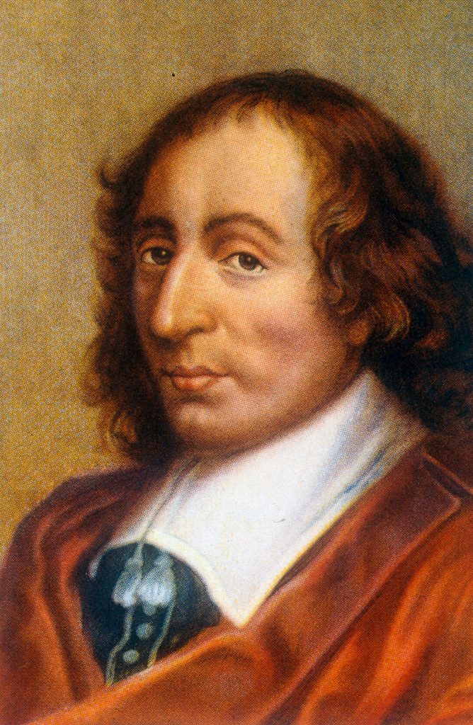 Der französische Philosoph, Mathematiker und Physiker Blaise Pascal
