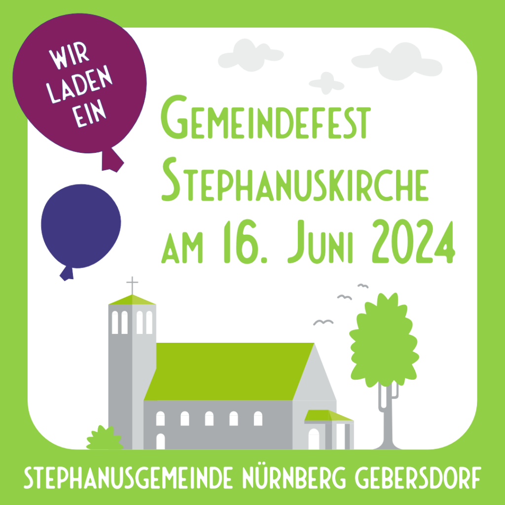 Teaser Gemeindefest Stephanus am 16. Juni 2024